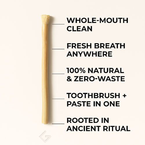 🌿Natural Organic Miswak Toothbrush Sticks for Oral Care