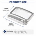 ✨🔍 Folding Handheld Magnifying Glass with Light – Perfect for Reading  🔥