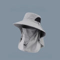 Wide Brim Sun Hat, Men's Safari Hat,  360° Sun Protection, UPF50+, Shade Hat, Insect Repellent, Mesh, Breathable, UV Protection
