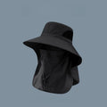 Wide Brim Sun Hat, Men's Safari Hat,  360° Sun Protection, UPF50+, Shade Hat, Insect Repellent, Mesh, Breathable, UV Protection