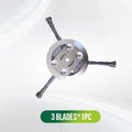 Heavy-Duty Steel Wire Trimmer Head for Cordless Weed Trimmers