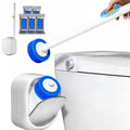 💧Disposable Toilet Bowl Brush and Holder Cleaning System with Cleanser-Infused Heads