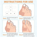 Bunion Corrector Kinesiology Tape - Precut Elastic Support for Big Toe