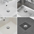 Pop-Up Bathroom Sink Drain Stopper with Hair Catcher