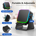 6-in-1 Wireless Bluetooth Speaker with Phone Stand & RGB Light