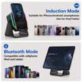 6-in-1 Wireless Bluetooth Speaker with Phone Stand & RGB Light