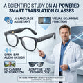 🕶️Wearable AI Translator & Voice Recorder – Multilingual Communication Assistant with Hands-Free Calls & Music Playback