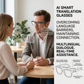 🕶️Wearable AI Translator & Voice Recorder – Multilingual Communication Assistant with Hands-Free Calls & Music Playback