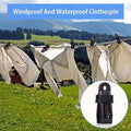10 Pack Dog Tooth Design Tarp Clips for Camping Tent, Tarp Hoochies etc