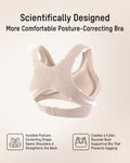 Front Closure Cross-Back Wireless Posture Bra