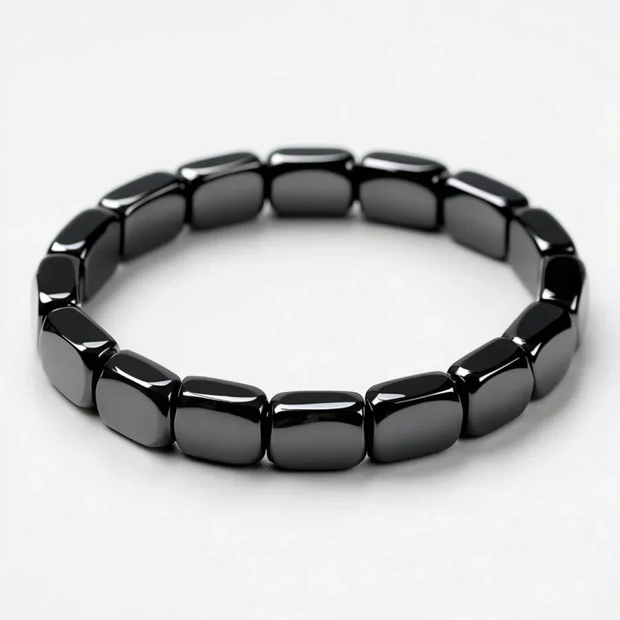 Natural Hematite Bead Bracelet – Healing & Energy Jewelry