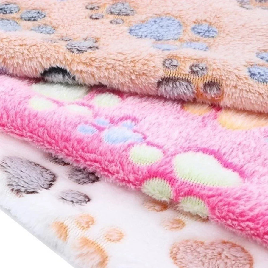 Cozy Cartoon Pet Blanket