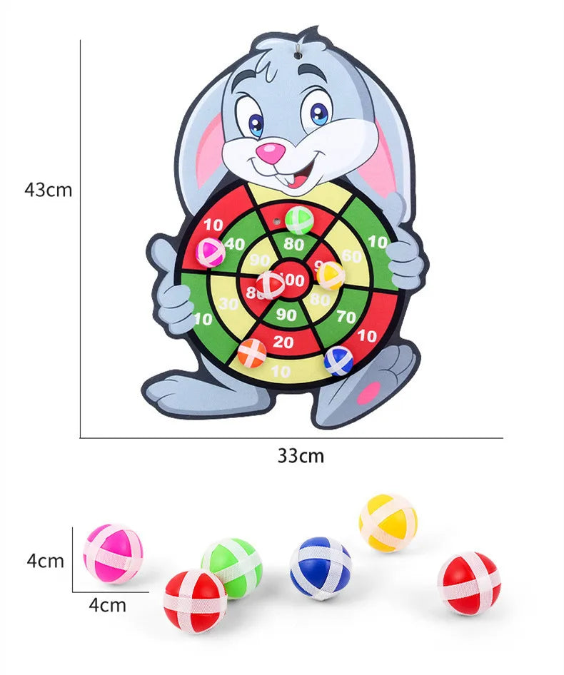 Sticky Animal Dart Fun Board