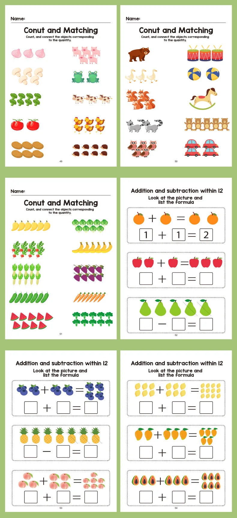 Fun Math Adventure Workbook