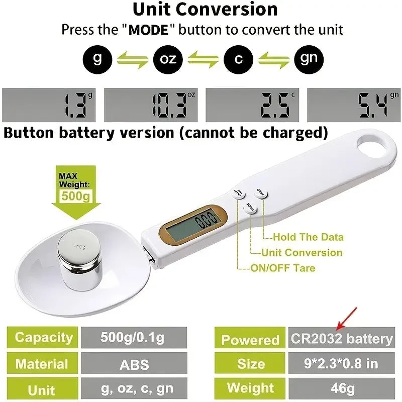 Smart Kitchen Measuring Spoon