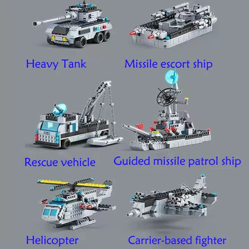 Epic Navy Warship Building Set