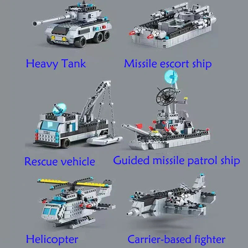 Epic Navy Warship Building Set