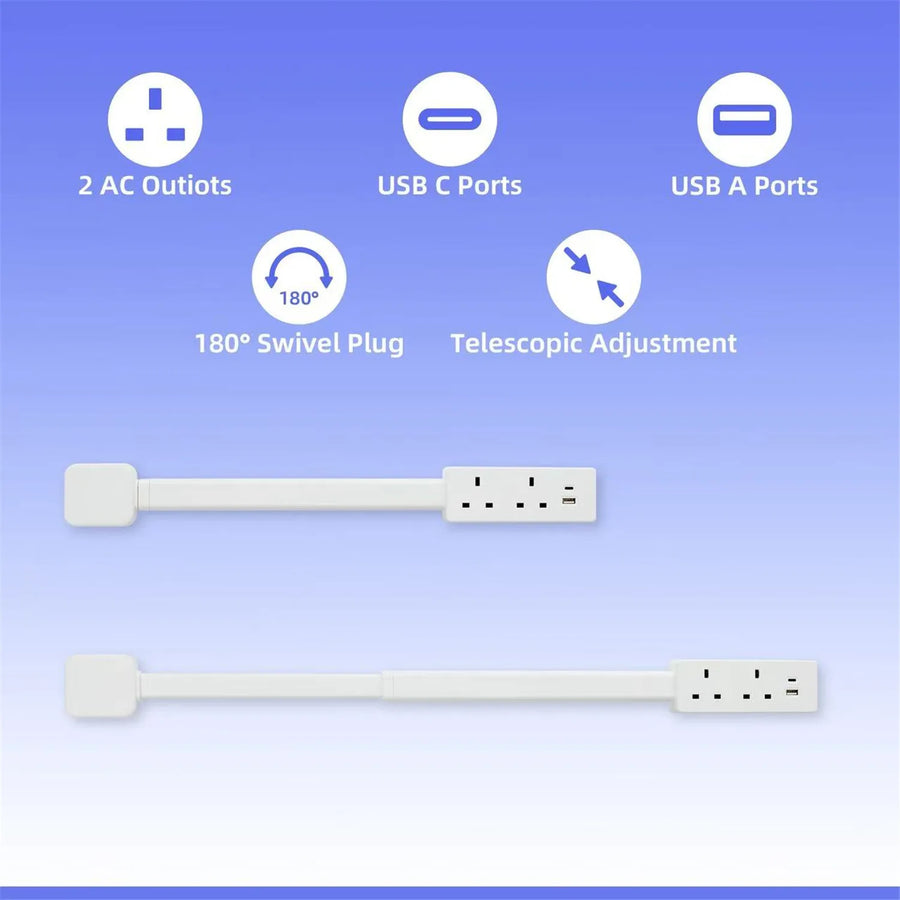 Rotating Power Plug Extender
