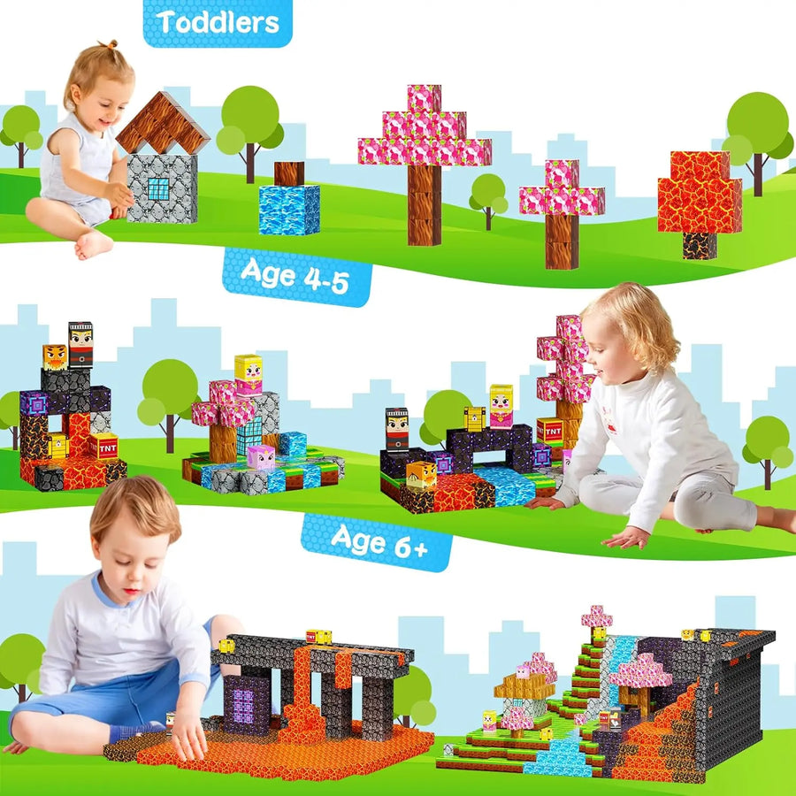 Magnetic Adventure Cube Set