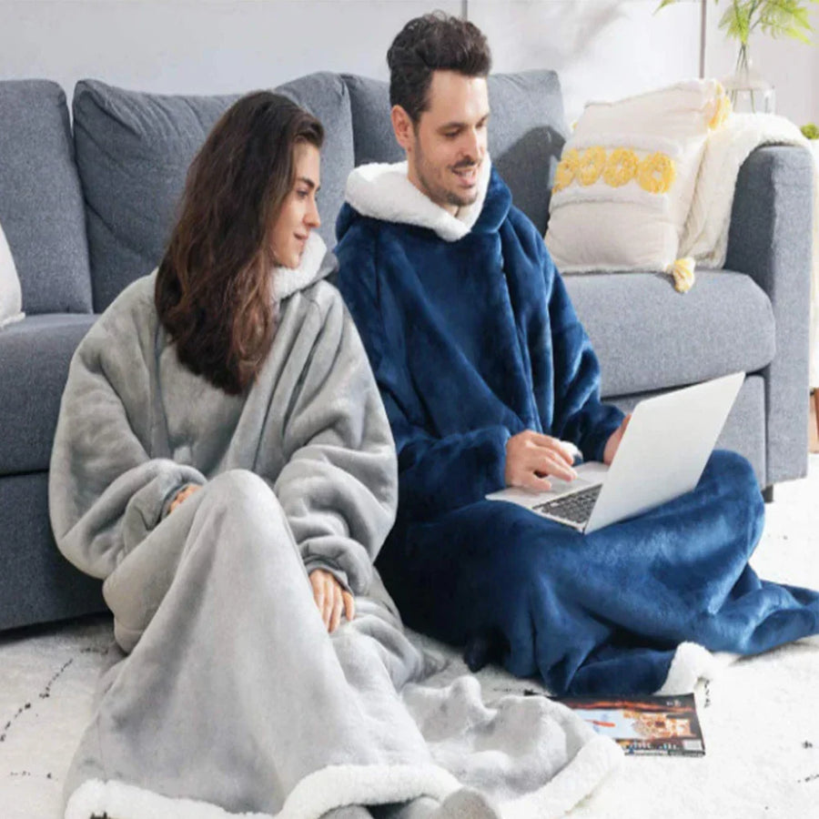 Cozy Oversized Blanket Hoodie