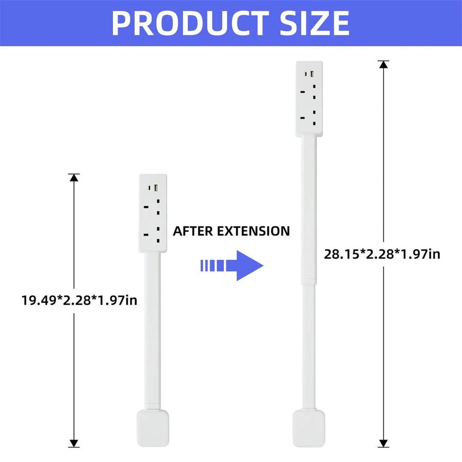 Rotating Power Plug Extender