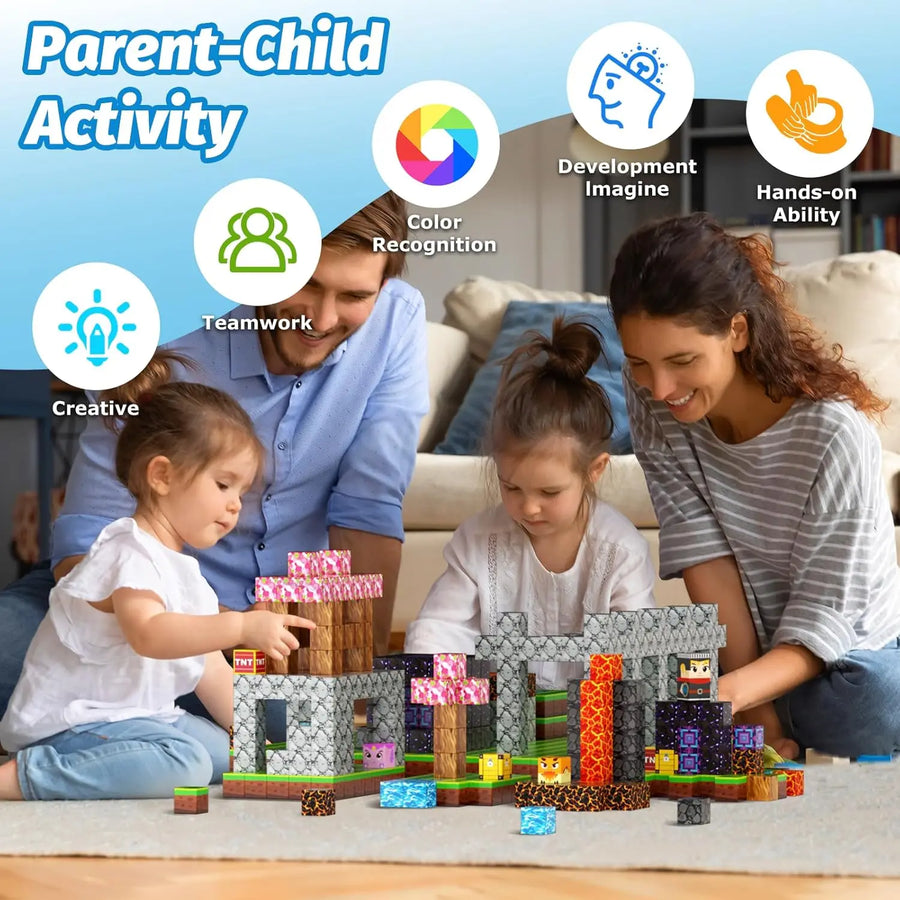 Magnetic Adventure Cube Set