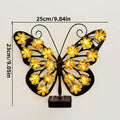 🔥Solar Lights Outdoor Metal Butterfly Wall Decor