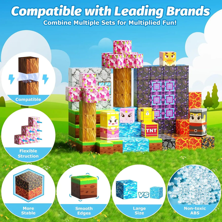 Magnetic Adventure Cube Set