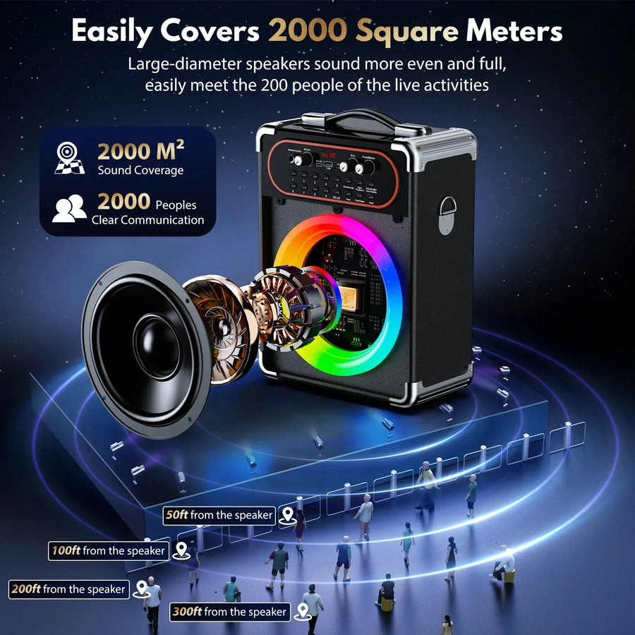 Party-Ready Bluetooth Karaoke Set