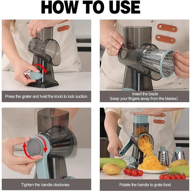 Easy Twist Cheese Grater