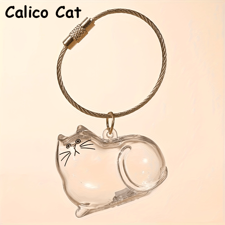 🐾Pet Hair Memorial Capsule Keychain