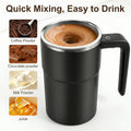 Rechargeable Magnetic Automatic Self‑Stirring Mug with Temperature Display