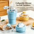 🧊 Foldable Silicone Ice Ball Drink Cup