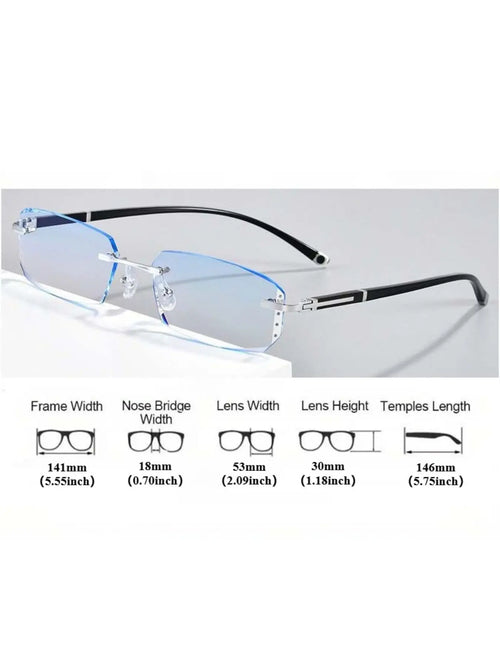 Photochromic Reading Glasses +1.0‑+4.0 Magnification for Men Women
