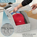 Stackable Cardboard Hat Storage Box Household Wardrobe Cap Organizer