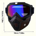 Full-Face Safety Goggles with Wide Vision Protection