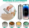 💊Portable Metal Pill Organizer – 7-Day Medicine, Vitamin & Supplement Holder
