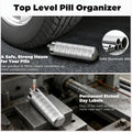 💊Portable Metal Pill Organizer – 7-Day Medicine, Vitamin & Supplement Holder