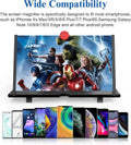 3D HD Foldable 12" Phone Screen Magnifier & Stand for Movies and Gaming