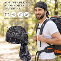 Paisley Pattern Durag Adjustable Head Wrap, Breathable Quick-Dry Helmet Liner