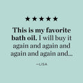 🛁 Moisturizing Bath Oil for Soft, Smooth Skin✨