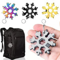 Viral 18-in-1 Snowflake Multi-tool  Stainless Steel Portable Wrench | All-in-One Screwdriver & Bottle Opener | Must-Have Survival Gadget
