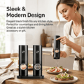 🧂⚡Electric Salt & Pepper Grinder Set – 2 Pack Automatic Spice Mills