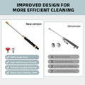 Jet Nozzle Power Washer for Garden Hose, Includes 2 High-Pressure Nozzles and Quick Connectors | Hydro Jet High Pressure Washer Tools for Car Wash, Patio, Driveway & Outdoor Cleaning