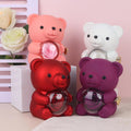 Teddy Bear-Eternal Rose - Engraved Necklace