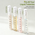 🔥4-in-1 Travel Refillable Bottle Set – Compact Toiletry Dispenser