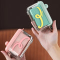 Automatic Pop-Up Dental Floss Dispenser Box Refillable Portable with Floss