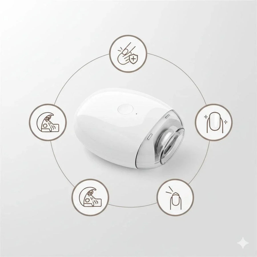 Electric Nail Clipper for Thick Nails USB Rechargeable Safe Painless Trimmer