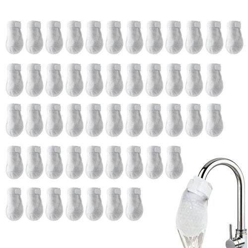 💧Cotton Faucet Filter Bags – DIY Mesh Strainer Bags for Visible Sediment, Rust & Scale